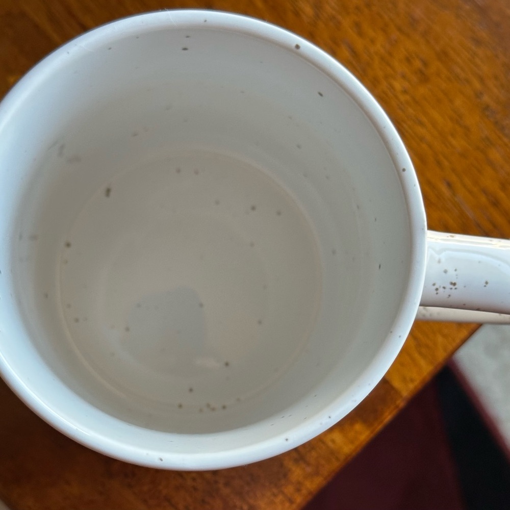 J Initial Mug Threshold Neutral Speckled Stoneware Monogram Coffee Cup - Picture 5 of 8